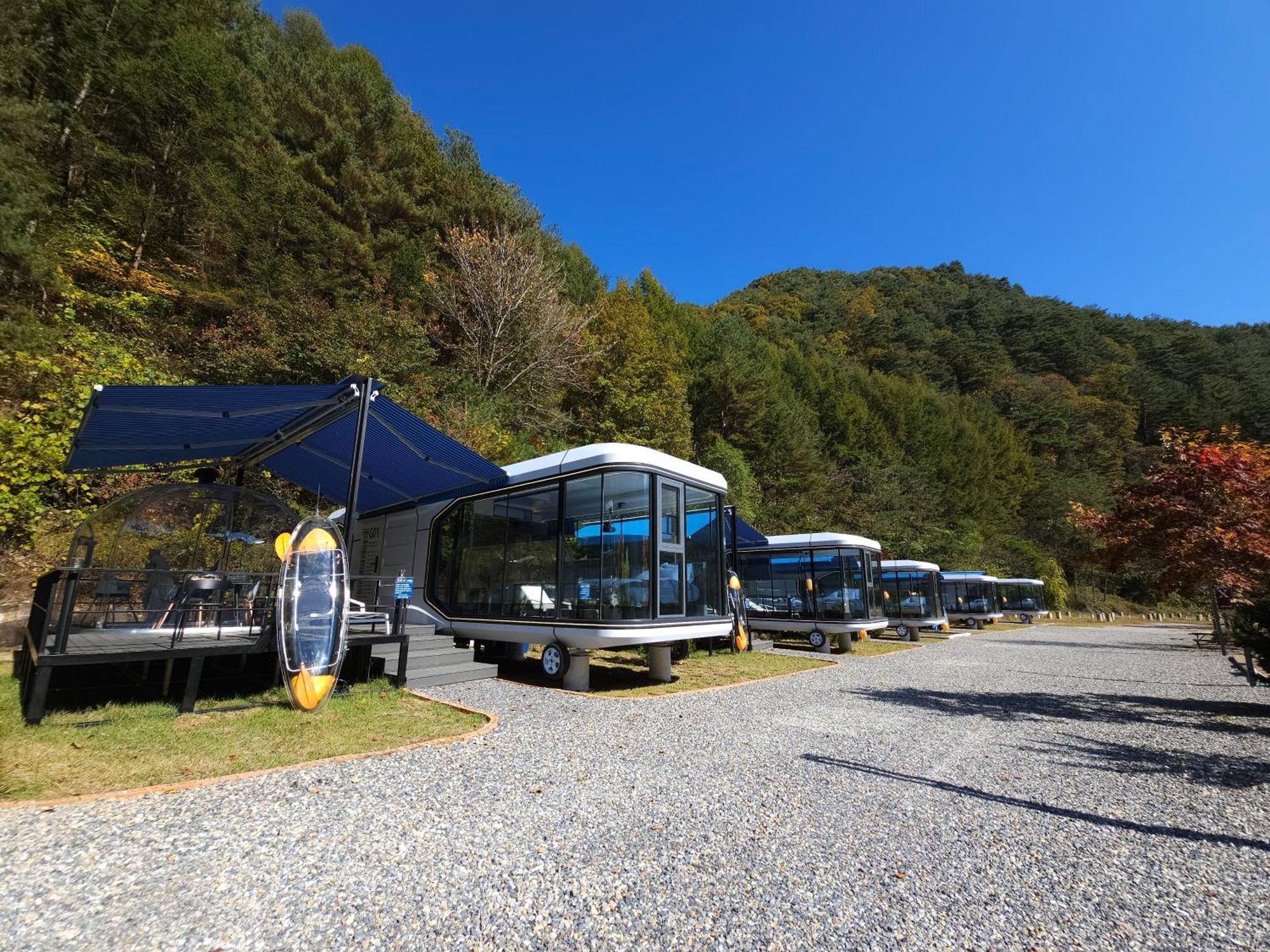 Galaxy X Hotel Type Caravan Glamping & Pension Πιόνγκτσανγκ Εξωτερικό φωτογραφία